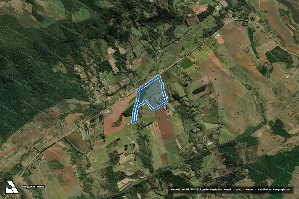 Imagem de satélite de Estância Villa Rica  - Estância Villa Rica 1 em Lambari - MG