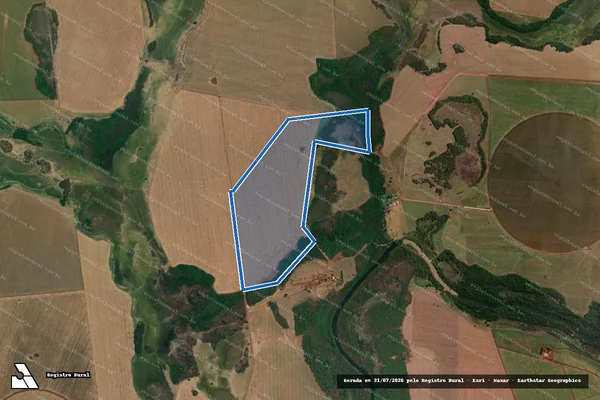 Imagem de satélite de FAZENDA AGROPASTORIL CARRIJO em Edéia - GO