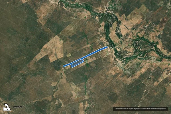 Imagem de satélite de Fazenda Milagres - Parte 1 em Morpará - BA