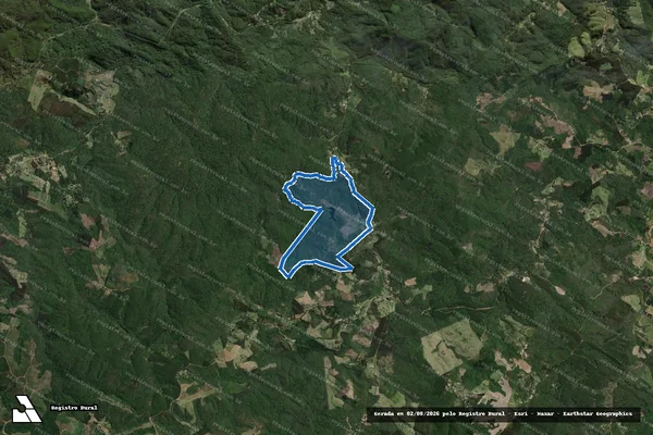 Imagem de satélite de Fazenda Nossa Senhora da Conceição - Parcela 1 em Ponta Grossa - PR
