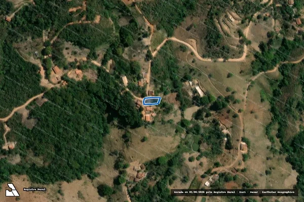 Imagem de satélite de CASA VELHA - Parte 1 em Conceição do Mato Dentro - MG