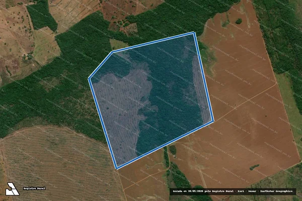 Imagem de satélite de FAZENDA PROGRESSO - REMANESCENTE DO LOTE Nº 40-PARTE, DO LOTº ARAGUACEMA, 1ª ETAPA em Araguacema - TO