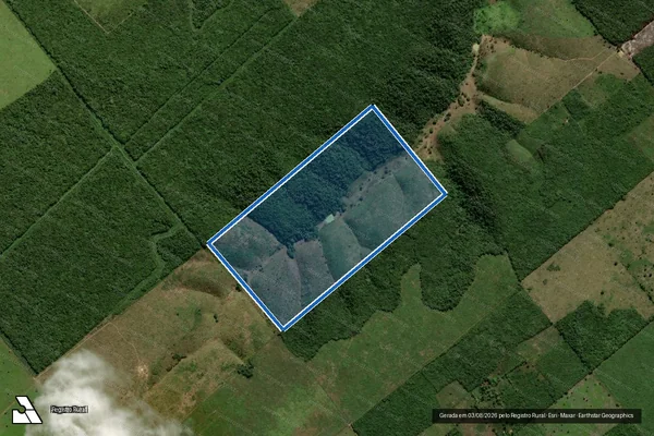 Imagem de satélite de FAZENDA MARCOS E EDVANIA - Parcela 1 em São Raimundo do Doca Bezerra - MA