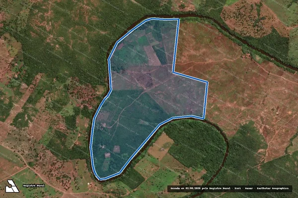 Imagem de satélite de FAZENDA CANTO DO CERCADO - Parcela 1 em Grajaú - MA