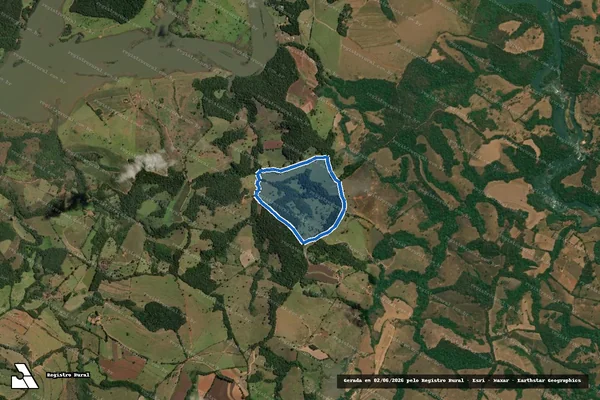 Imagem de satélite de JOSE LEITE - Parcela 1 em Itumirim - MG