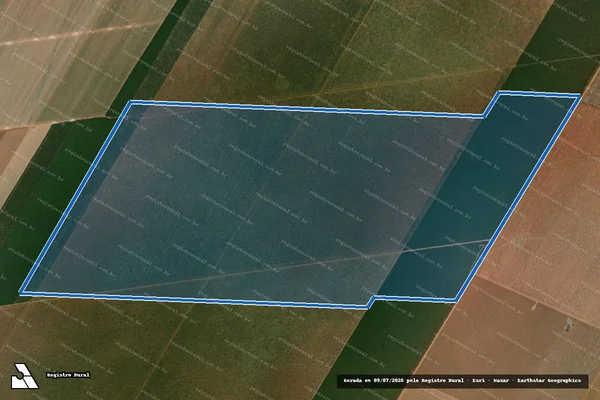 Imagem de satélite de FAZENDA SÃO JOSÉ – PARCELA 07 em Formosa do Rio Preto - BA