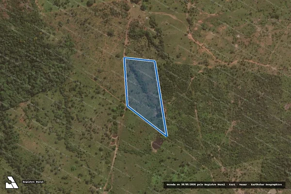 Imagem de satélite de FAZENDA CAPIM NORTE PARTE DESMEMBRADA LOTE 212 - 002 em Babaçulândia - TO