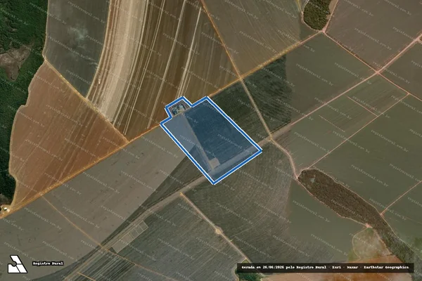 Imagem de satélite de Fazenda São Miguel em Campo Verde - MT