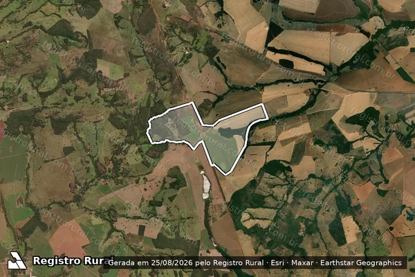 Imagem de satélite de FAZENDA PEDRA E CONTENDAS - 001 em Bela Vista de Goiás - GO