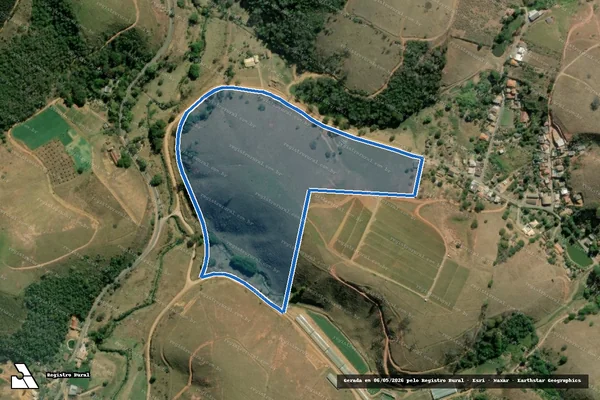 Imagem de satélite de FAZENDA RETIRO SAUDOSO - GLEBA B em Paty do Alferes - RJ