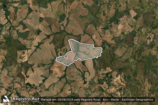 Imagem de satélite de FAZENDA SÃO GERALDO em Caiapônia - GO