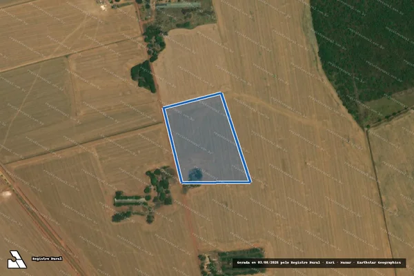 Imagem de satélite de Sítio Verde - Parcela 1 em Campo Verde - MT