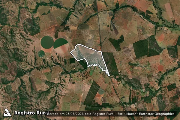 Imagem de satélite de FAZENDA SUCURI - 001 em Unaí - MG