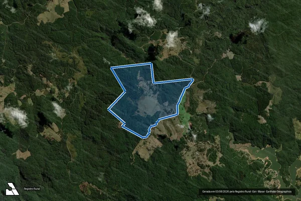 Imagem de satélite de HANS MÜLLER - Parte 1 em Rio dos Cedros - SC