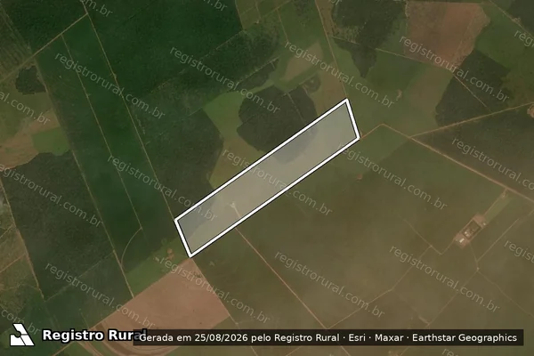 Imagem de satélite de P.A. TIBAGI – LOTE 155
