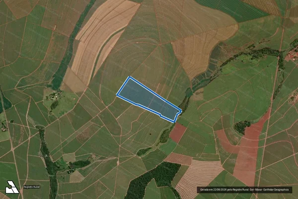 Imagem de satélite de FAZENDA ÁGUA DOS BARRETOS OU CABECEIRA DOS MACACOS em Pederneiras - SP