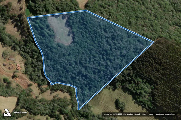 Imagem de satélite de FAZENDA GAVIÃO - MAT 10.636 - Gleba ÁREA A DESMEMBRAR em Tangará - SC