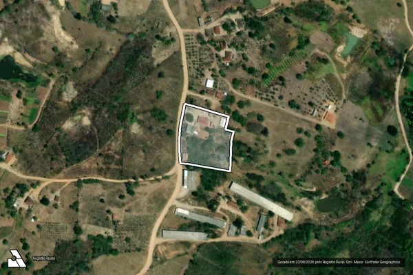 Imagem de satélite de SITIO SÃO TOMÉ - Parte 1 em Alagoa Nova - PB