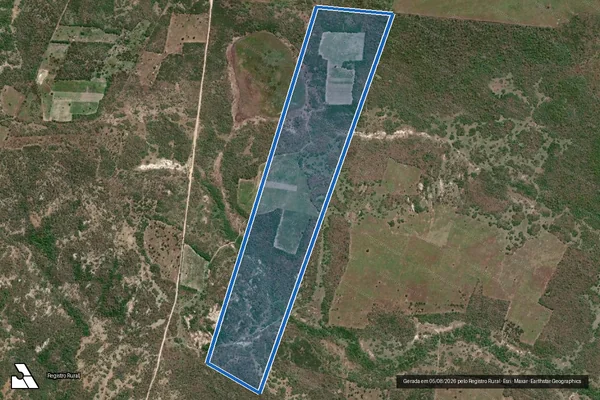 Imagem de satélite de FAZENDA TAPUIO ? PARCELA 4 - Parte 1 em Ibicuitinga - CE