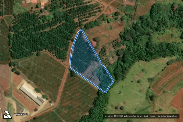 Imagem de satélite de SÍTIO FORTALEZA - PARTE 2 em São Tomás de Aquino - MG
