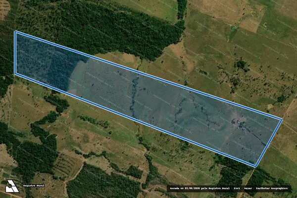 Imagem de satélite de LOTE 107 , GL03,ST OITO DE MAIO ll - LOTE 107-A, GL  03,ST OITO DE MAIO ll em Castanheiras - RO