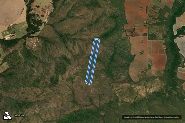 Imagem de satélite de PA COCAL ÁGUA QUENTE ? LOTE 24A - PARTE I em Planaltina - GO