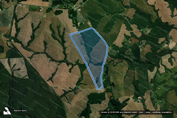 Imagem de satélite de FAZENDA BENDEIRANTES em Reserva - PR