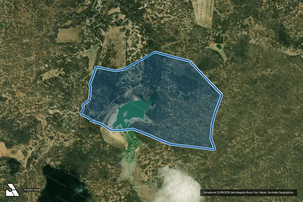 Imagem de satélite de LAGOA FUNDA - PARCELA 1 em Rodolfo Fernandes - RN