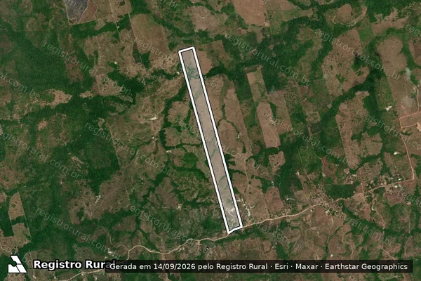 Imagem de satélite de FAZENDA BRAUNA - P.A. ALTO TURI I