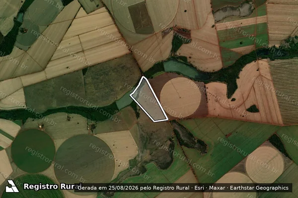 Imagem de satélite de FAZENDA SÃO JOÃO - FAZ. SÃO JOÃO - ÁREA II em Guaíra - SP