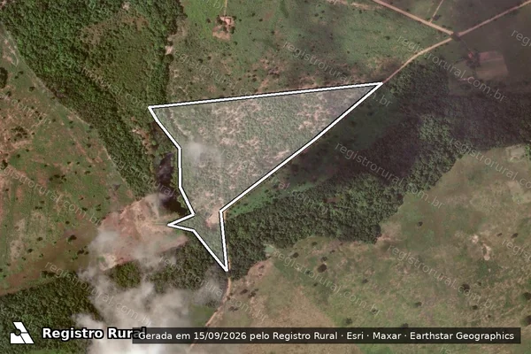 Imagem de satélite de Lote 40 ? Projeto de Assentamento Santa Dica - Lote 40 Gleba B ? P.A. Santa Dica em Porangatu - GO