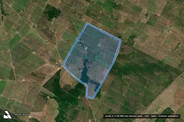 Imagem de satélite de Fazenda Veneza - Gleba 1 em Araguatins - TO
