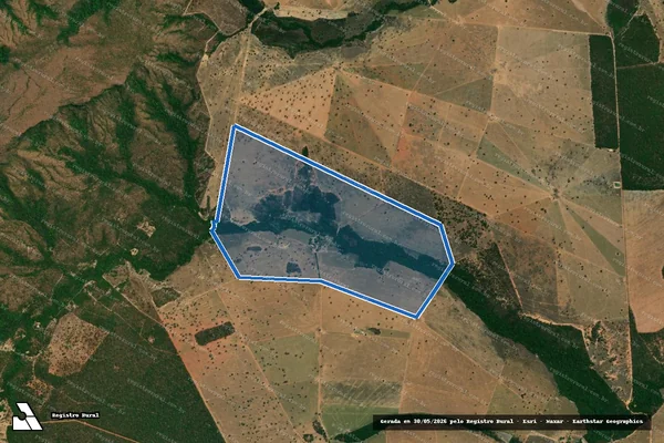Imagem de satélite de FAZENDA BETANIA - Parte 1 em Araguaiana - MT