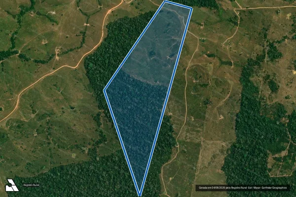 Imagem de satélite de Lote 73 - P.A. Itamaraty II - Única em Rio Branco - AC
