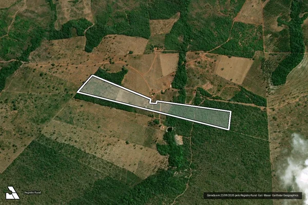 Imagem de satélite de FAZENDA PEQUIZEIRO - PARTE 02 em Santa Terezinha do Tocantins - TO