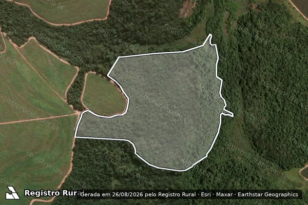 Imagem de satélite de Fazenda São Francisco - Parte 1 em Reginópolis - SP