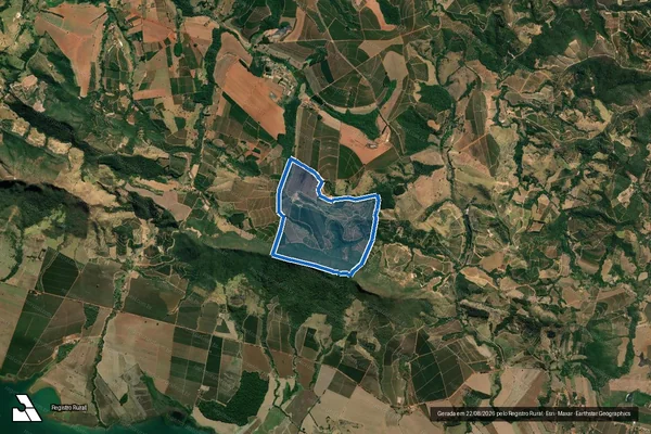 Imagem de satélite de FAZENDA SERRA DOS LOBOS - Parcela 1 em Ilicínea - MG