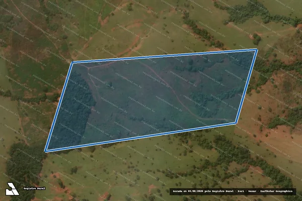 Imagem de satélite de Fazenda São Carlos - Gleba B em Goianésia - GO