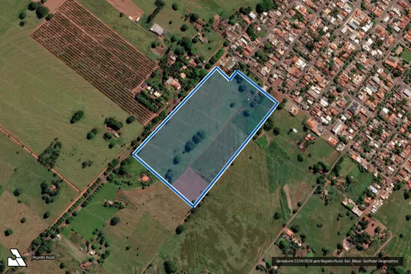 Imagem de satélite de CHACARA SÃO JOSÉ - Parte 1 em Três Fronteiras - SP