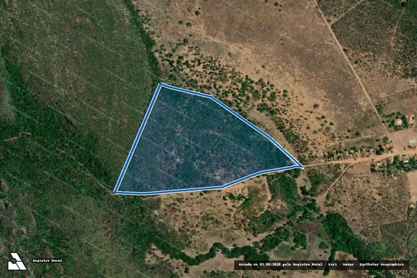 Imagem de satélite de FAZENDA CAMPO DO MEIO - Parte 1 em Iramaia - BA