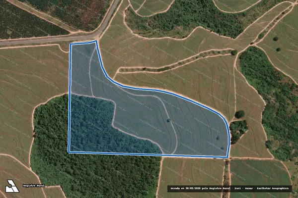 Imagem de satélite de Fazenda Serrinha - PARTE 1 em Anhembi - SP