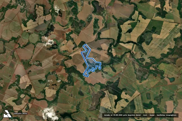 Imagem de satélite de FAZENDA VAL DO ANGICO - Fazenda Val do Angico ? Gleba C em Acreúna - GO
