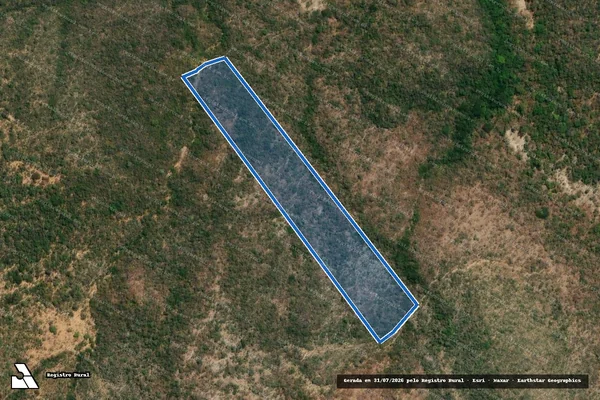 Imagem de satélite de Quebra, Serra dos Campeiros, Miudinha, Pito Acesso, Capão Feliz e Capão da Murta - GLEBA 24 em Santana do Riacho - MG
