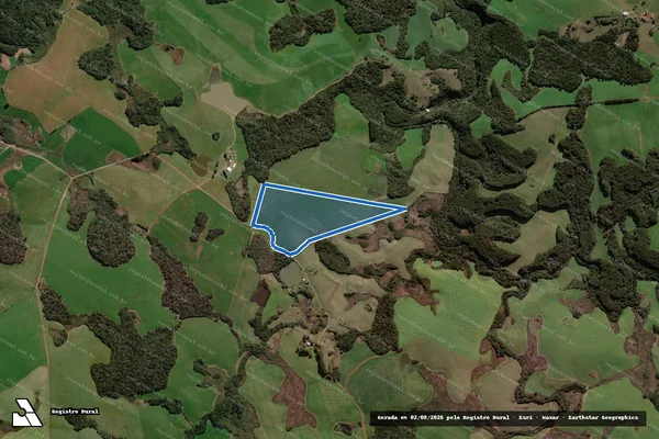 Imagem de satélite de - Matrícula 528 em Santa Cecília do Sul - RS