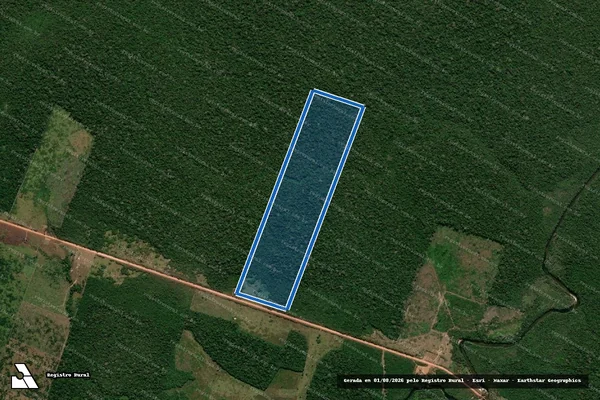 Imagem de satélite de Gleba H1 ? Lote 010_TD AM067200000011 - Parte 1 em Humaitá - AM