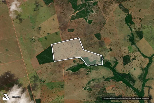 Imagem de satélite de FAZENDA SÃO LUIZ - AREA 1 em Inocência - MS