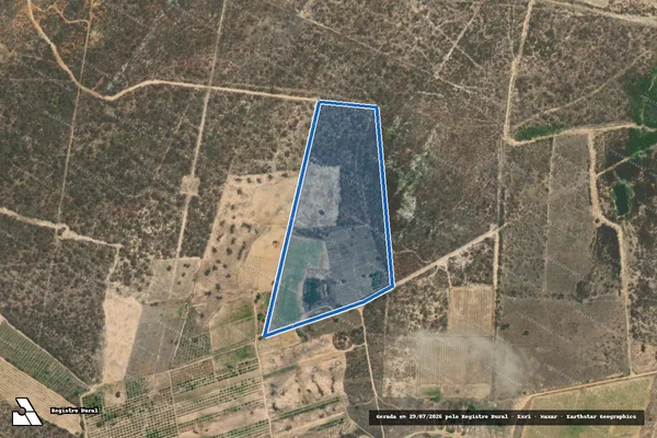 Imagem de satélite de Sítio Borges - Parte 13 em Sobradinho - BA