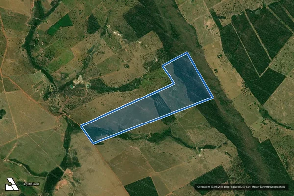 Imagem de satélite de FAZENDA OLHO D`ÁGUA / Parte 1