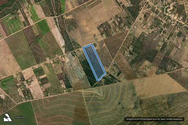 Imagem de satélite de LOTE 233 ? PROJETO DE ASSENTAMENTO RIO DE ONDAS - LOTE 233 em Luís Eduardo Magalhães - BA