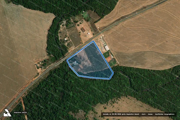 Imagem de satélite de FAZENDA BELA VISTA - PARTE 02 em Sorriso - MT